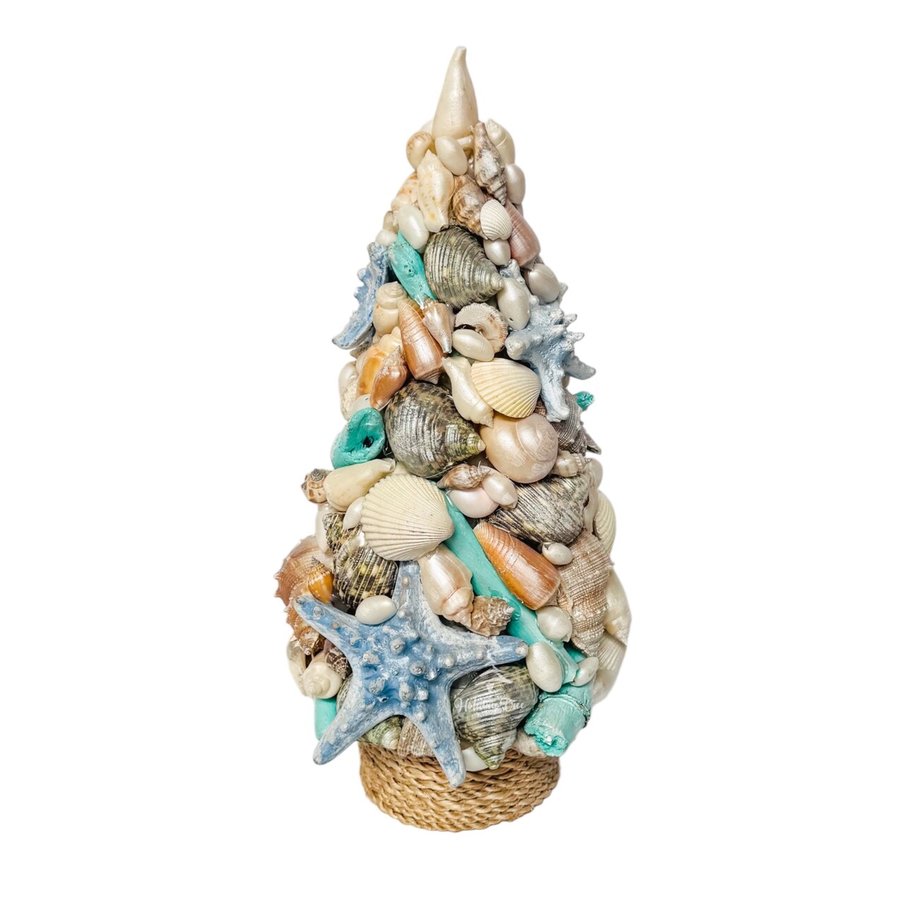 Coastal Shell Tabletop Tree -Final sale / Non-returnable and Non-refundable